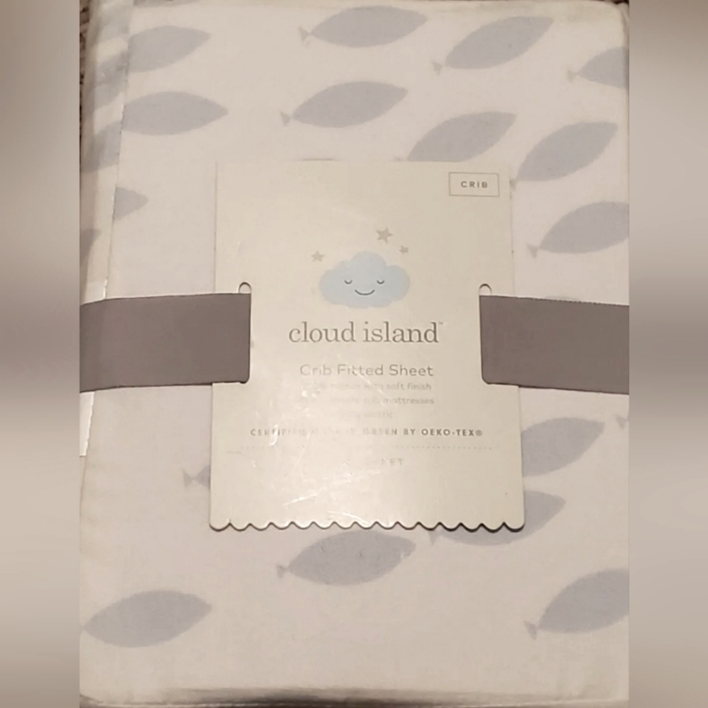 🪻5/$25 NWT cloud island crib fitted sheet